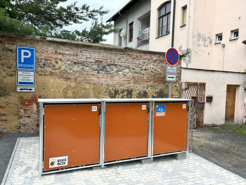 Bike Box - Ceska Kamenice, Jakubske namesti