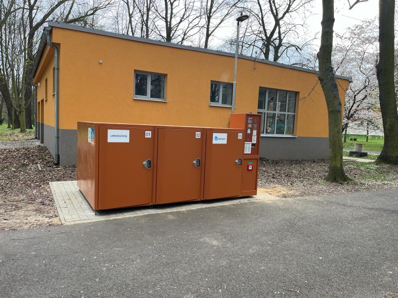 Bike Box - Kadan, Rooseweltovy sady