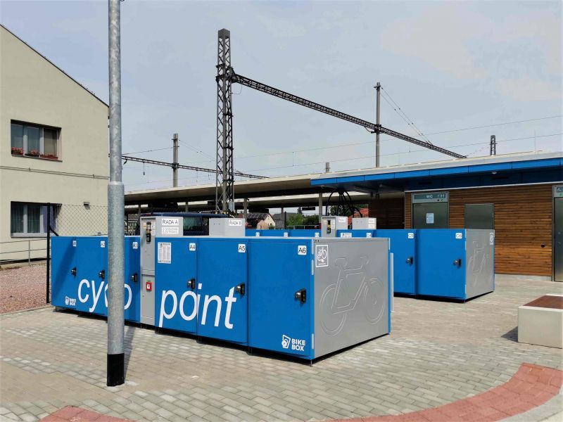Bike Box - Kuřim, transport terminal